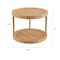 Hastings Home 2-tier Lazy Susan All-Natural Bamboo Round Turntable, Pantry, Vanity Organizer, 10-inch Diameter 918858RCH - alternate 2
